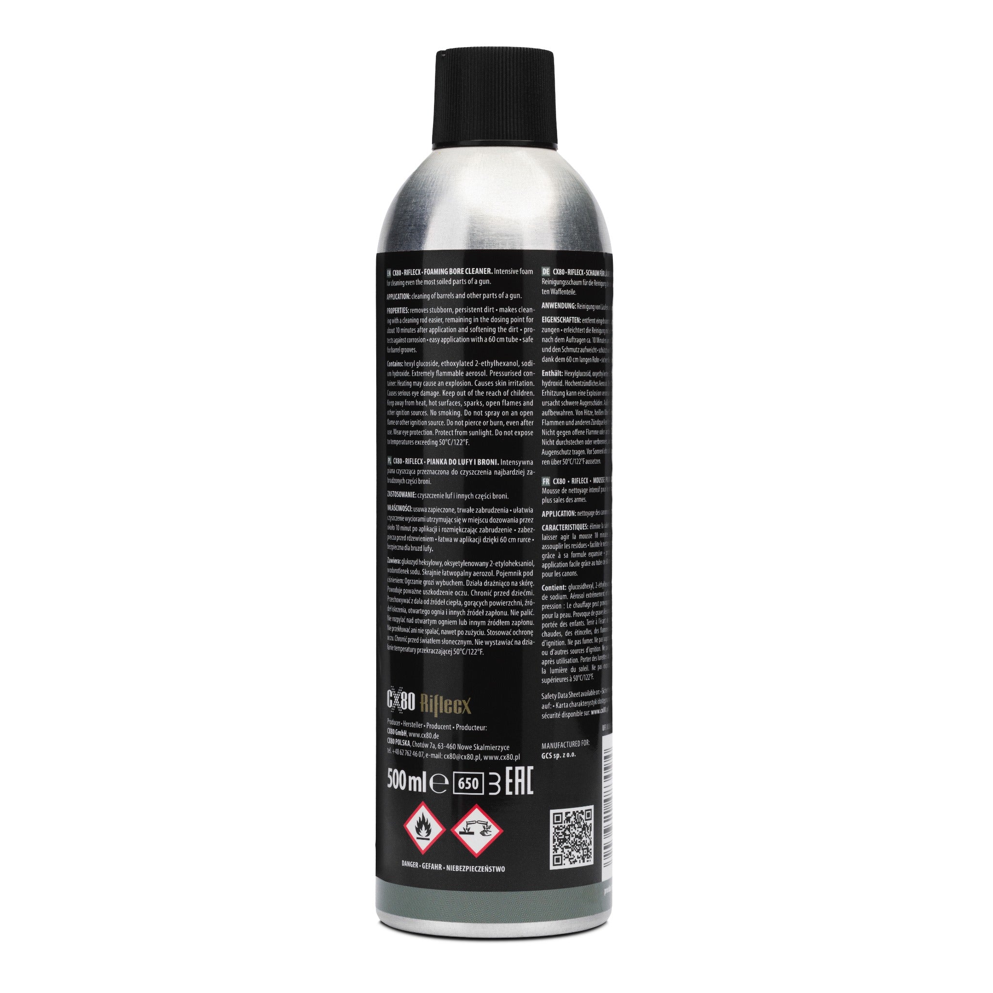 BORE FOAM 500 ML back