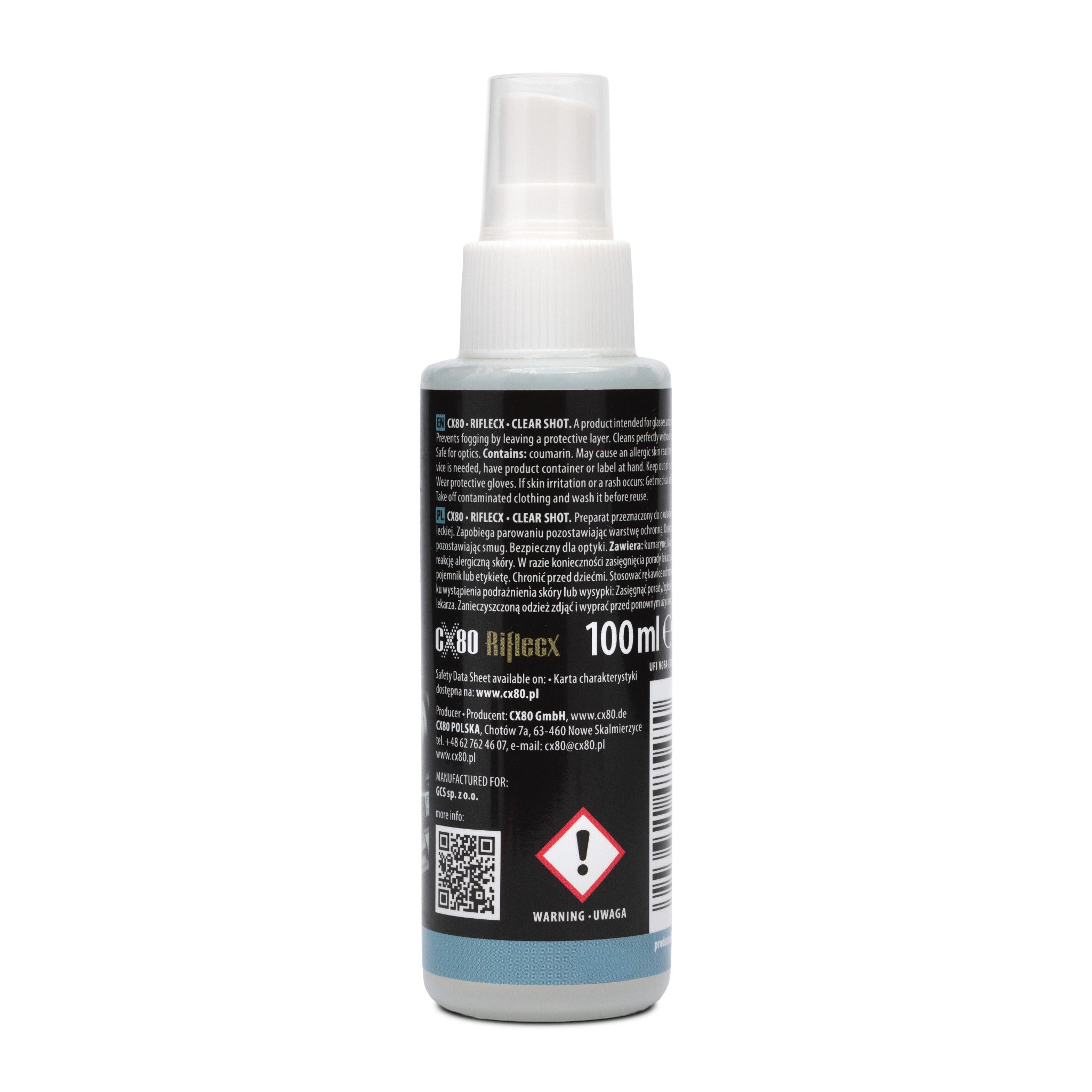 CLEAR SHOT 100 ML back