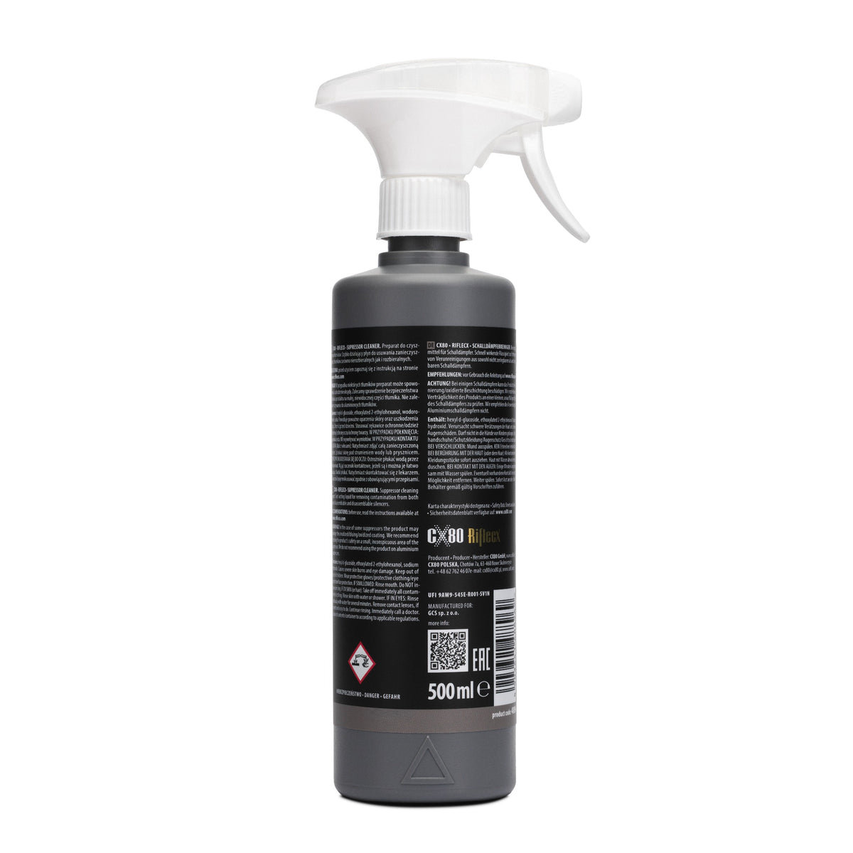 SILENCER CLEANER 500 ML back