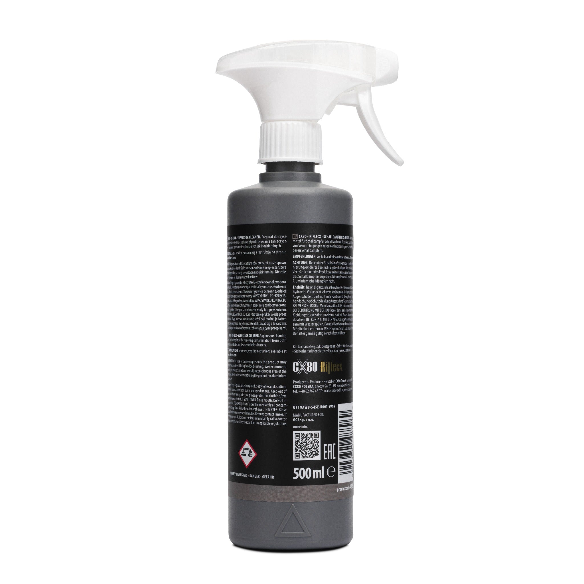 SILENCER CLEANER 500 ML back